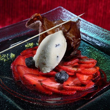 Блюдо, которое подают в отеле Le Richemond в Женеве