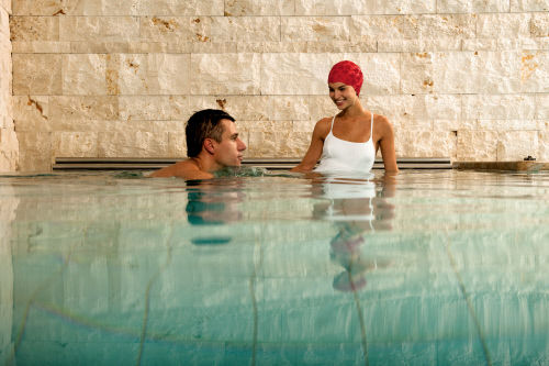 Спа в гостинице Hotel Kronenhof в Понтрезине (Pontresina), кантон Граубюнден (Graubuenden).