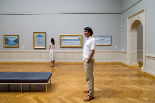 Женева, картина художника Фердинанда Ходлера в Музее искусства и истории