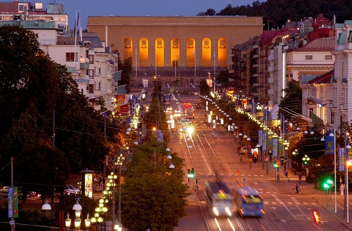 Авенин, главная улица Гетеборга