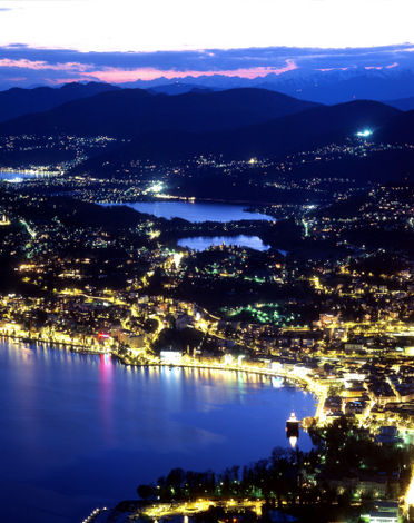Панорама Лугано (Lugano), кантон Тичино (Ticino)