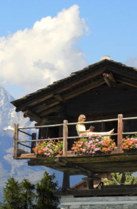В Грэхене (кантон Вале), который считается одним из лучших мест для семейного отдыха в Швейцарии, солнце светит 300 дней в году