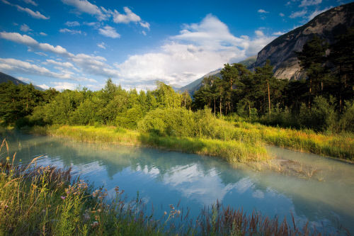 Природный парк на курорте Лейкербад