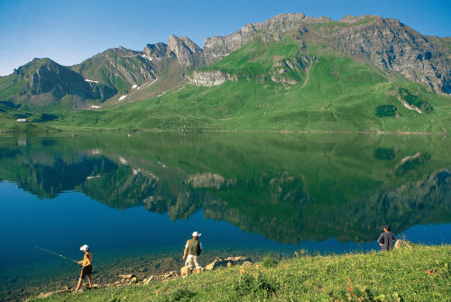 Рыбалка на озерах кантона Обвальден