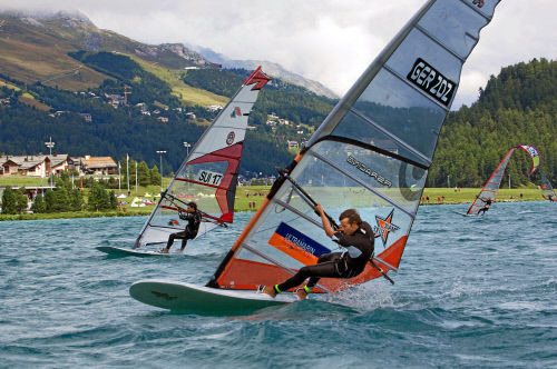 Виндсерфинг и кайтсерфинг на озерах Энгадина