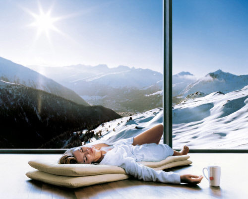 Отдых после катания на лыжах в Давосе (Davos)