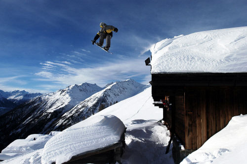 Сноубординг, Лётшенталь (Loetschental), кантон Вале (Valais)