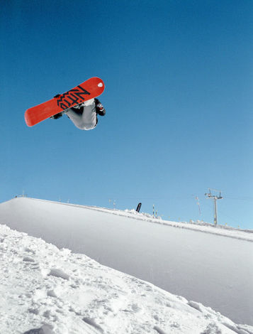 Катание на сноуборде, горнолыжный курорт Давос Клостер (Davos/Klosters)