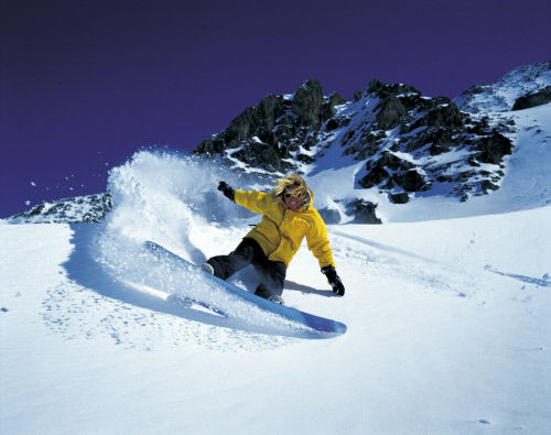 Катание на сноуборде, Корвач (Corvatsch), Верхний Энгандин (Upper Engadine) 