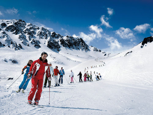 Горнолыжная школа Val Schlattain, регион Корвилья (Corviglia), Санкт-Мориц (St. Moritz)