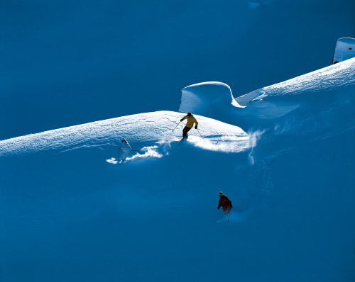 Катание на лыжах, Корвач (Corvatsch)