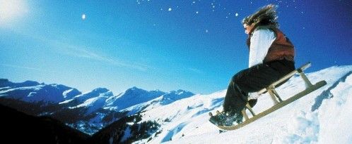 Катание на санях, регион Давос (Davos)