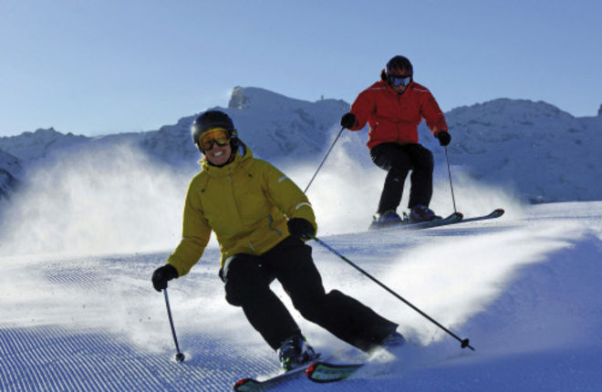 Катание на лыжах, горнолыжный курорт Титлис (Titlis) Катание на лыжах, горнолыжный курорт Титлис (Titlis)