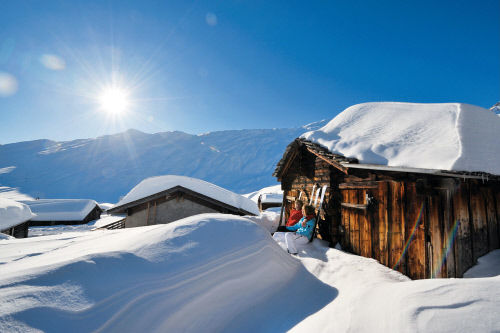 Деревушка Белальп (Belalp), кантон Вале (Wallis) 