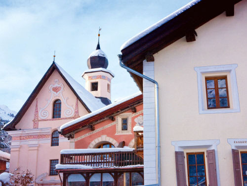 Деревня Ла Пунт (La Pun), Верхний Энгандин, кантон Граубюнден (Graubuenden)