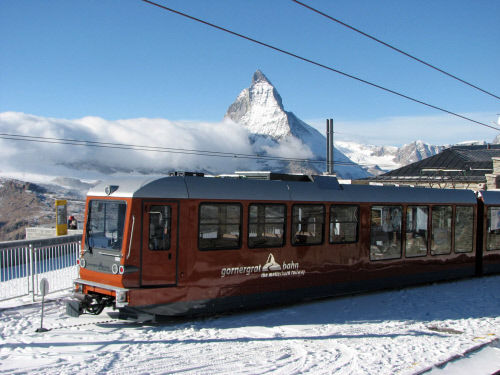 Железная дорога на горнолыжном курорте Ароса