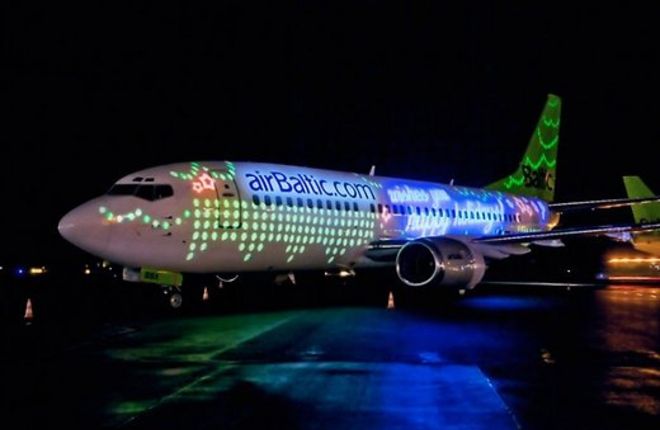 Поздравление airBaltic