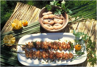 Dombes шашлык из лягушачих лапок