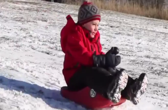 Катаемся на санках