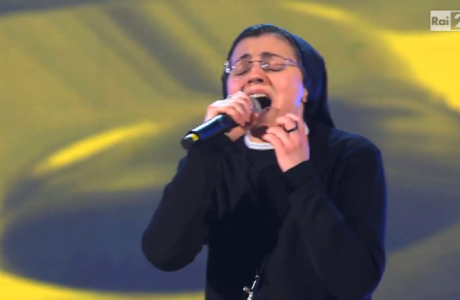 Монахиня из Сицилии шокировала всех на конкурсе «Голос Италии»