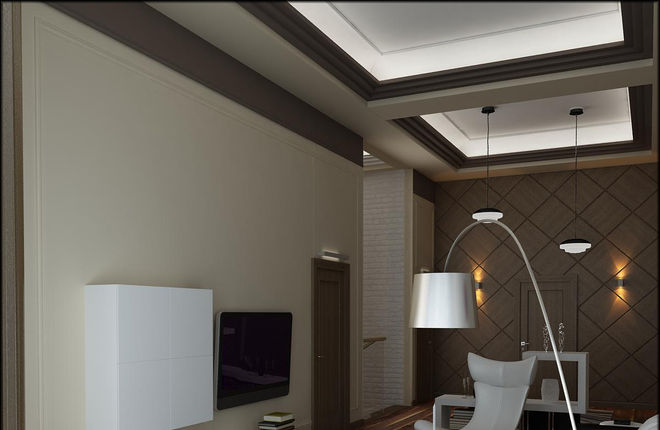 Интерьеры частного дома в Сколково, Московская область. На фото: стенка Volani, напольная лампа Kuta, кресло Imola, кушетка Pavia, кофейный стол Осса, люстра Rossette Интерьеры частного дома в Сколково, Московская область. На фото: стенка Volani, напольная лампа Kuta, кресло Imola, кушетка Pavia, кофейный стол Осса, люстра Rossette