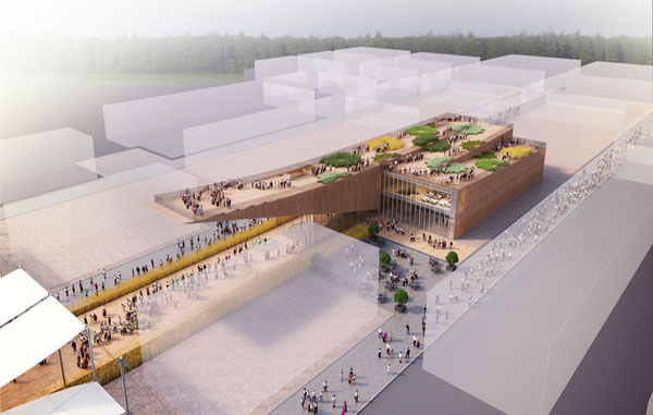 Опираясь на предшествующий опыт отечественной выставочной архитектуры, авторский коллектив под руководством Сергея Чобана создал новый образ, запоминающийся и бросающий вызов архитектурным технологиям.