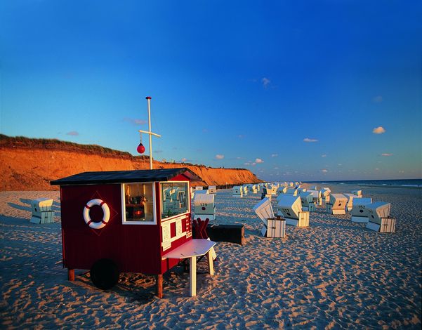 Пляж острова Зюльт