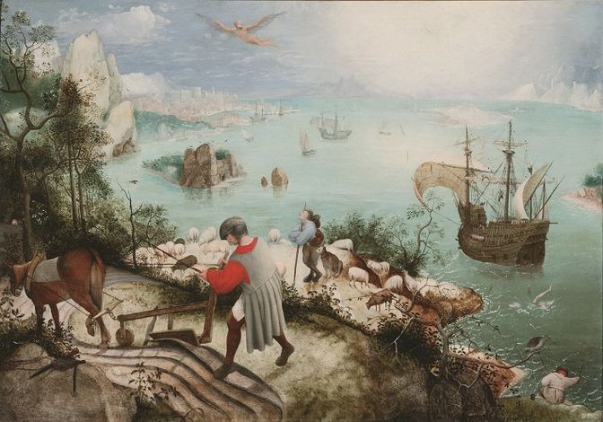 "Падение Икара", Питер Брейгель Старший