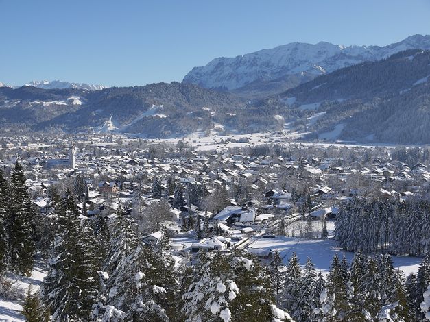 Зимний Гармиш-Партенкирхен