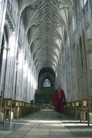 Собор в Уинчестере, где была похоронена Джейн Остин