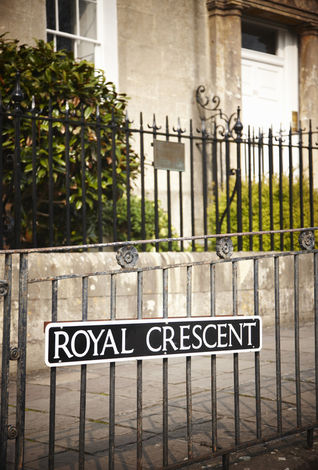 Город Бат, где жила Джейн Остин