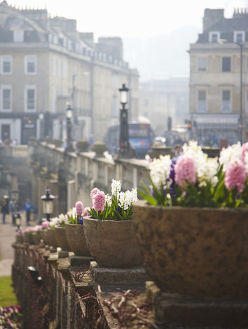 Город Бат, где жила Джейн Остин