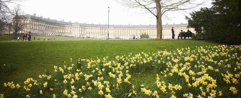 Город Бат, где жила Джейн Остин