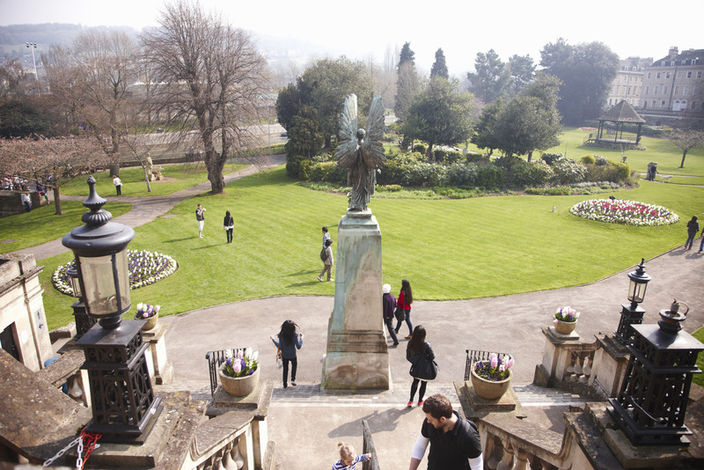 Город Бат, где жила Джейн Остин