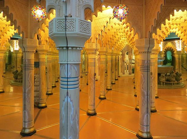 Лабиринт был построен еще в 1896 году для Швейцарской национальной выставки в Женеве.