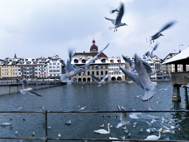 Вид на центр города