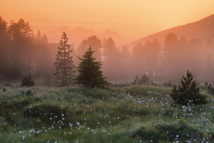 Рассвет на перевале Глаубенберг
