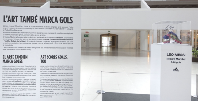 Национальный музей искусства Каталонии продаст бутсы Лионеля Месси
