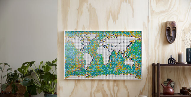 LEGO выпустил карту мира