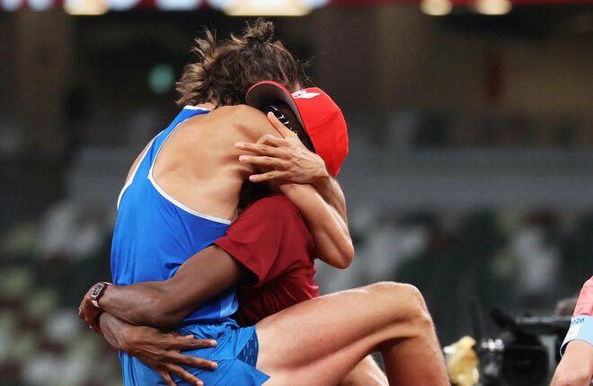 Легкоатлеты из Катара и Италии разделили разделили золото на Олимпиаде