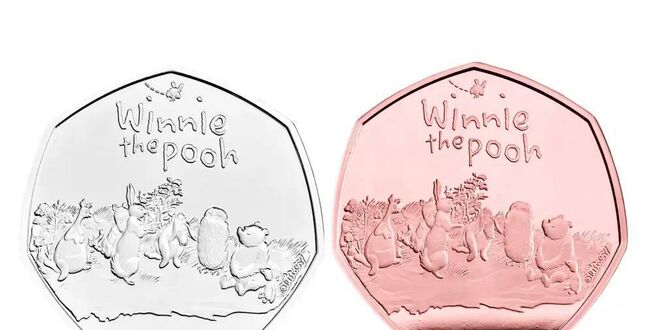 В Британии выпустили монету к 95-летию Винни-Пуха 