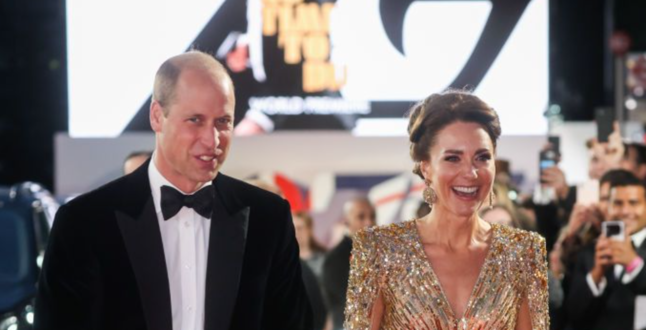 Британцы обсуждают платье Кейт Миддлтон на премьере нового «Бонда»