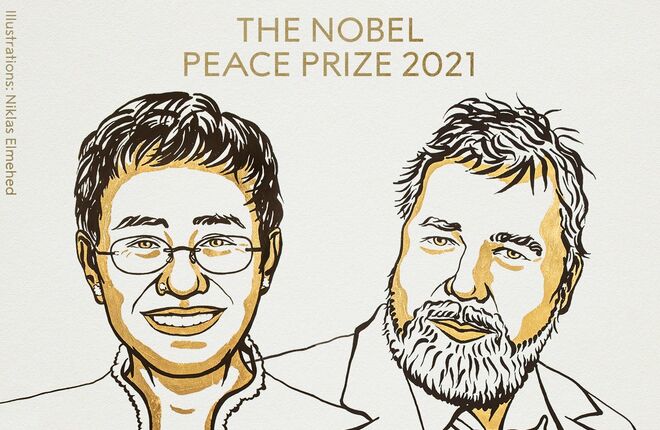 Главный редактор «Новой газеты» получил Нобелевскую премию мира