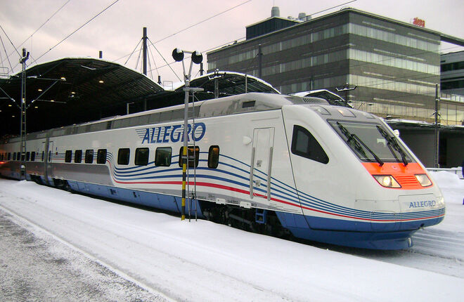 Между Санкт-Петербургом и Хельсинки снова начнет курсировать поезд «Аллегро»