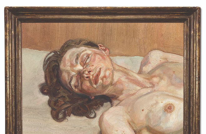 Картина Фрейда «Девушка с закрытыми глазами» впервые выставляется на аукцион