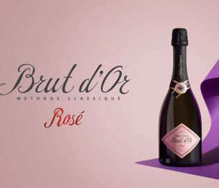 «Абрау-Дюрсо» представляет новое розовое игристое вино Brut d’Or Rose
