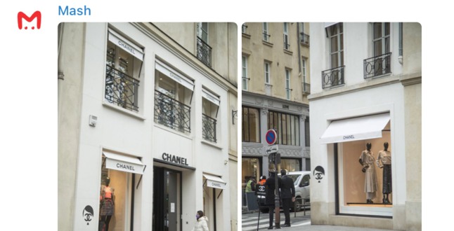 На парижском бутике Chanel появился логотип бренда с изображением Гитлера