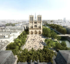 Власти Парижа показали, как изменится площадь перед Нотр-дам-де-Пари