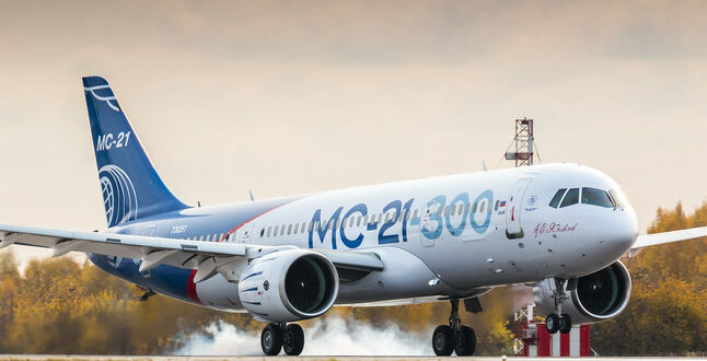 Самолет МС-21 с российскими двигателями совершил первый длительный перелет