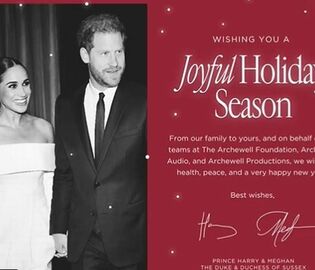 Принц Гарри и Меган Маркл выпустили свою рождественскую открытку